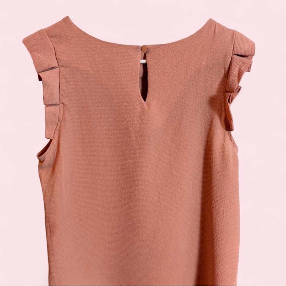 Pink Ruffle Sleeve Top - Picture 4 of 5